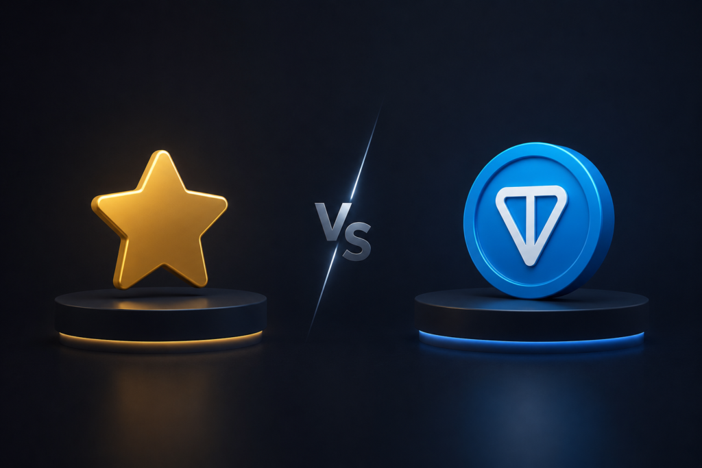 تفاوت تون کوین و تلگرام استارز