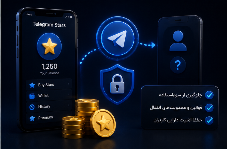 آموزش انتقال استارز بین دو اکانت شخصی تو تلگرام
